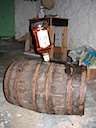 Conditioning Barrel with Whiskey