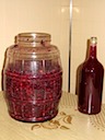 The Jar of Grapes and Bottle